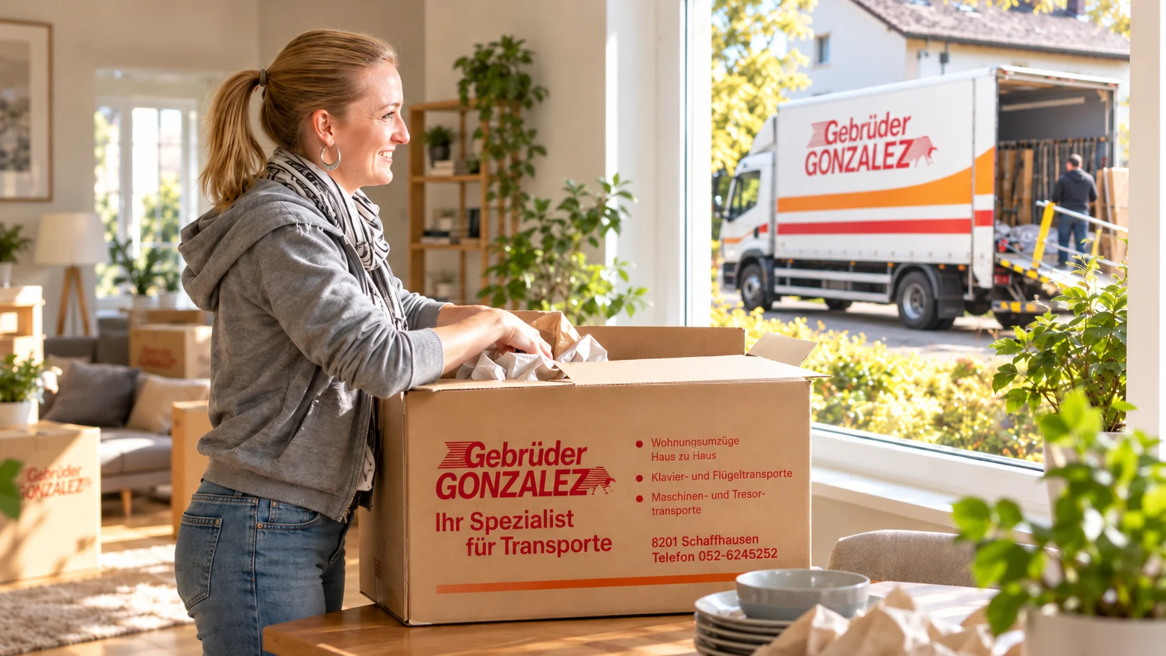 Privatumzug mit der Gebrüder GONZALEZ AG