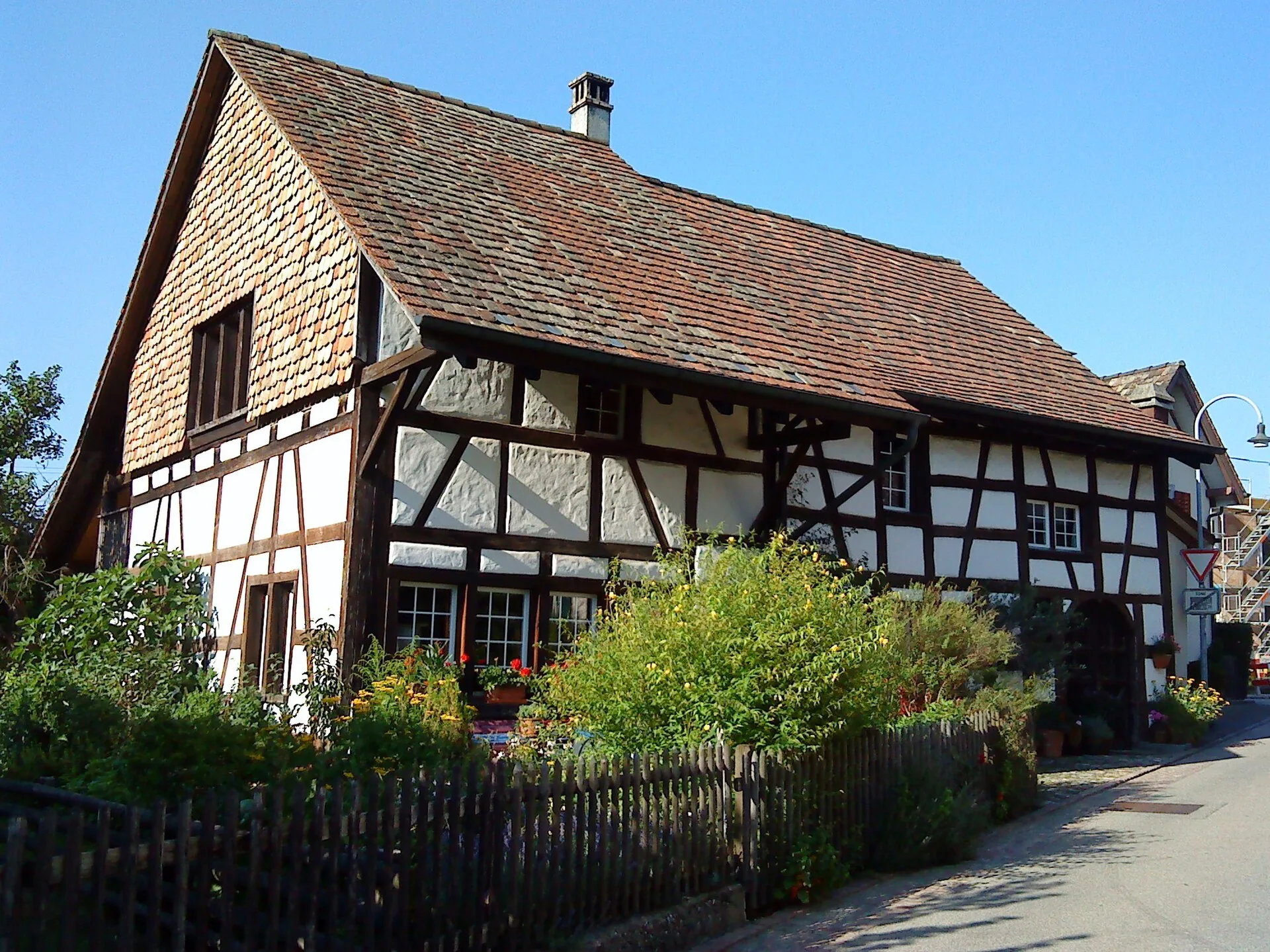 Riegelhaus an der Hintergasse in Buchthalen